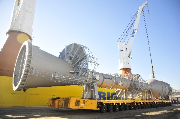 Heavy Removal Columns — Wheatstone LNG, Australia
